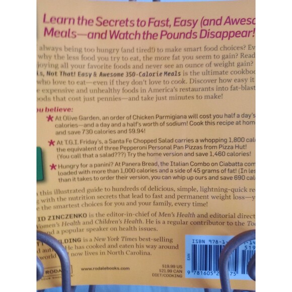 Cook This, Not That! Easy & Awesome 350 Calorie Meals Cooking Recipes & Charts - Picture 5 of 5